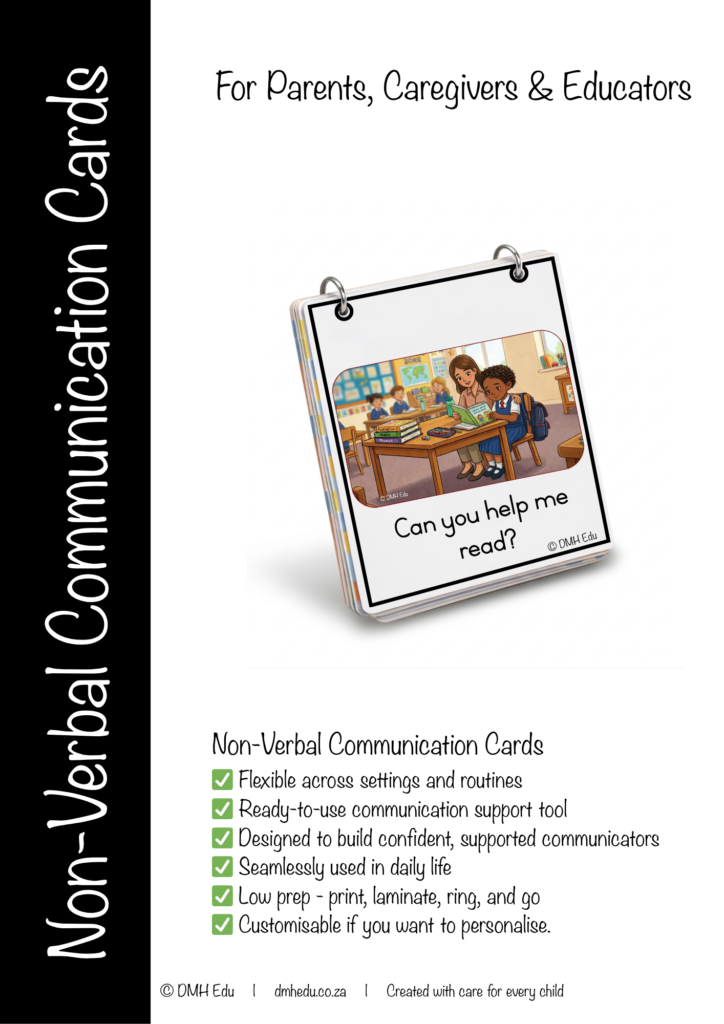 The Vault - Inclusive Support ASD, Autism Spectrum Disorder, non-verbal, communication boards, visual schedules, inclusive education, special needs, neurodiversity, speech support, South Africa