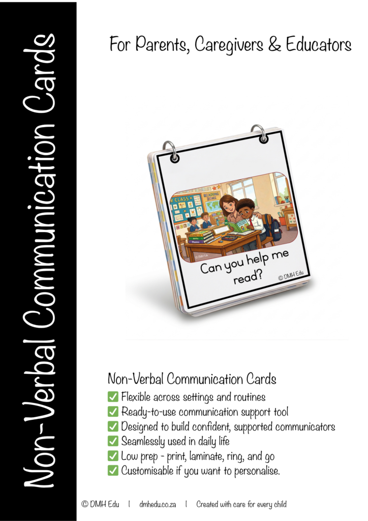 The Vault - Inclusive Support ASD, Autism Spectrum Disorder, non-verbal, communication boards, visual schedules, inclusive education, special needs, neurodiversity, speech support, South Africa
